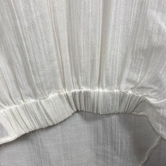 Zara Women High Low Long Sleeve Oversized Blouse - Picture 12 of 14
